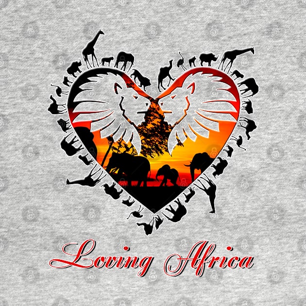 loving africa by KHMISSA ART